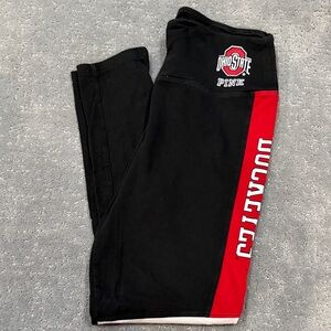 PINK Victoria's Secret Black and Red Leggings